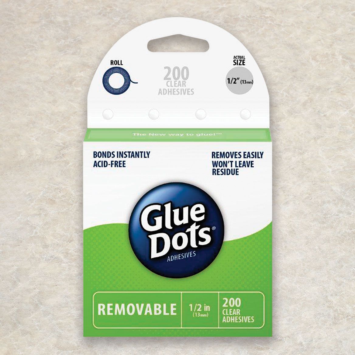 Removable Glue Dots, Set of 200 + '-' + 302163