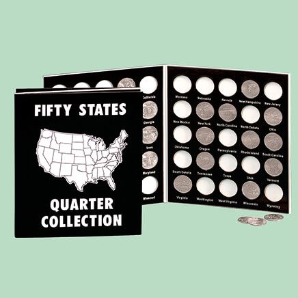 Commemorative State Quarters Black White Album-302690