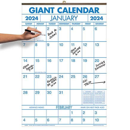 1 Year Giant Calendar-333868