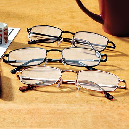 Spring Hinge Reading Glasses, Set of 3-337761