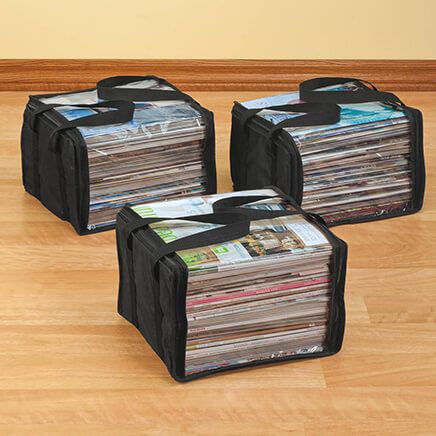 Magazine Protectors Set of 3 in Black-342794