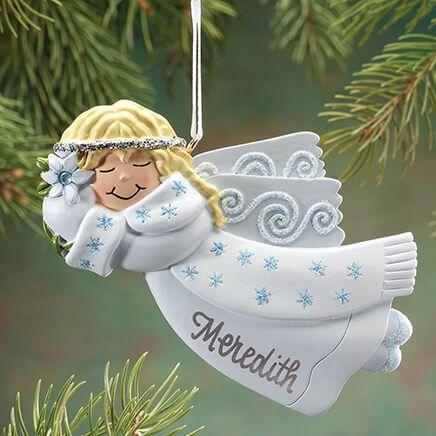 Personalized Birthstone Angel Ornament-343000