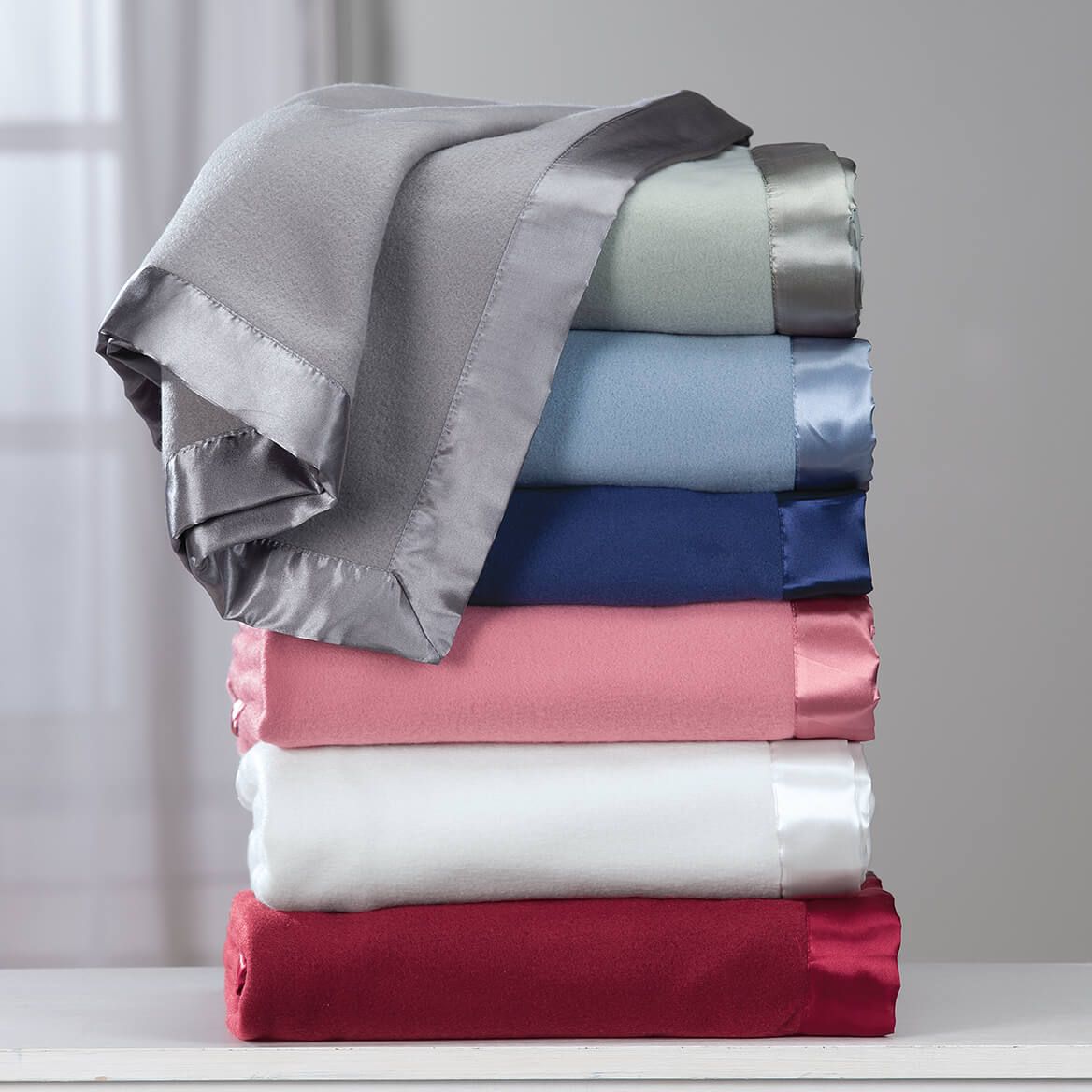Satin Fleece Blanket by OakRidge™ + '-' + 345224