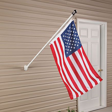 Tangle-Free Flag Pole with Flag-348288