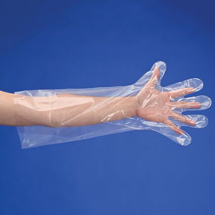 Long Arm Disposable Cleaning Gloves, Set of 50-350420