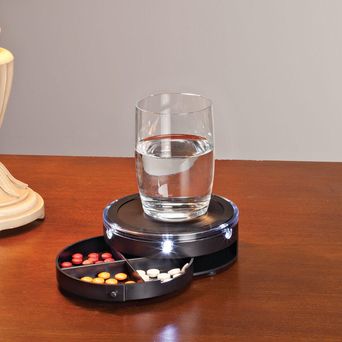 LED Nightstand Caddy with Pill Storage + '-' + 353018