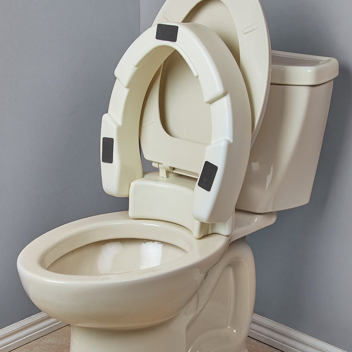 Hinged Toilet Seat Riser + '-' + 355526