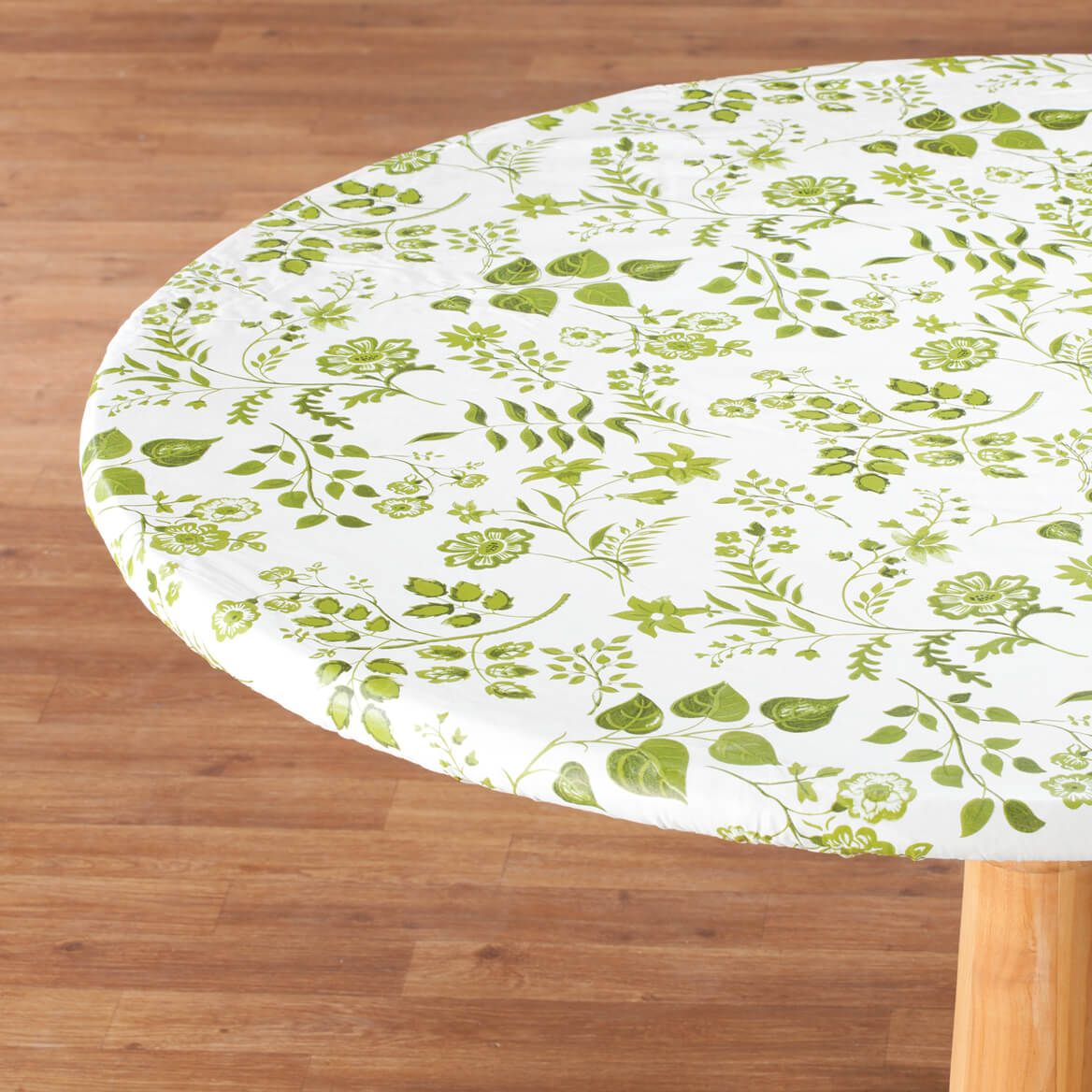 Flowing Flowers Vinyl Elasticized Table Cover By Home-Style Kitchen™ + '-' + 355908