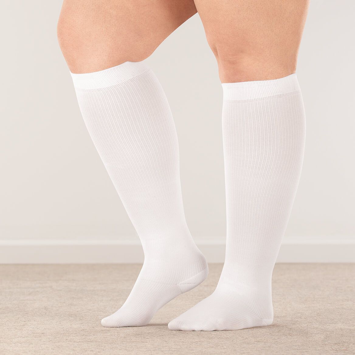 Silver Steps™ Wide Calf Compression Socks, 15-20 mmHg + '-' + 358895