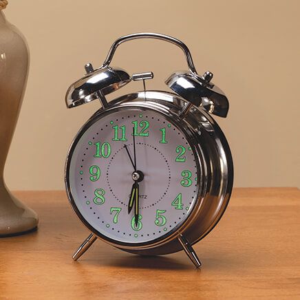 Vintage Glow in the Dark Alarm Clock-360437