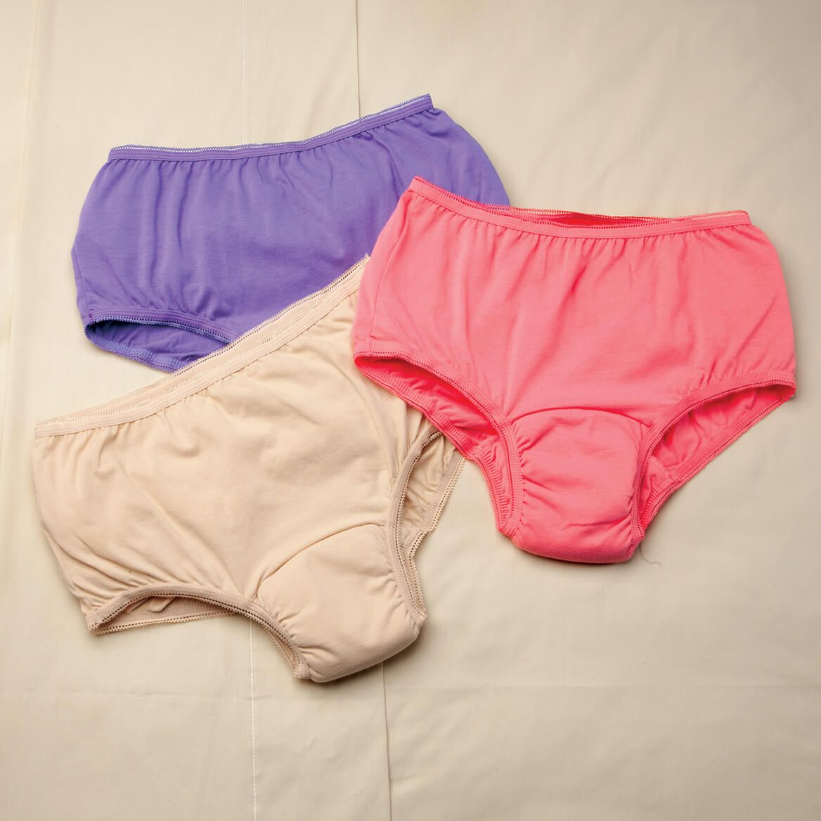 Women's 20 oz. Incontinence Briefs 3 Pack, Assorted Colors + '-' + 362413