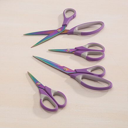 Titanium Purple Scissors, Set of 4-362575