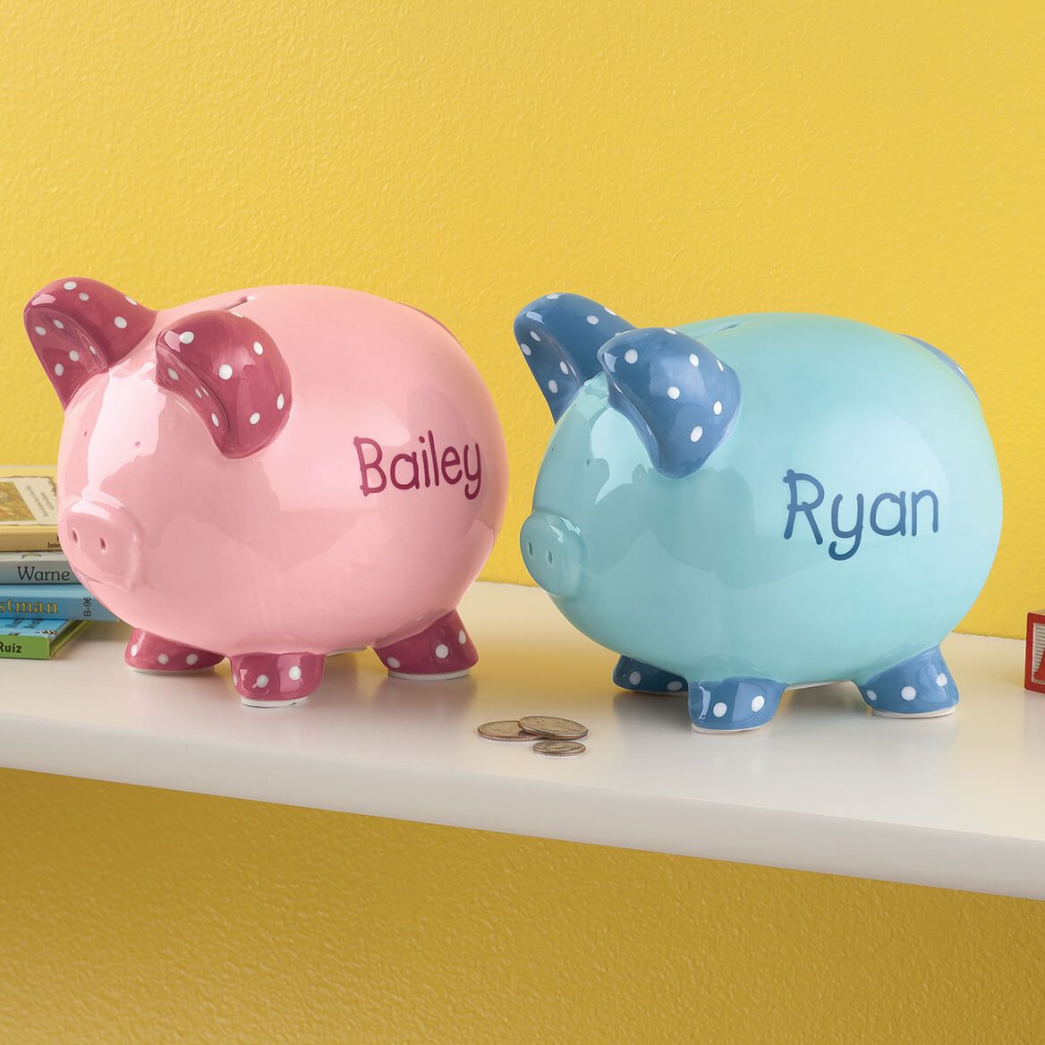 Personalized Kid's Font Piggy Bank + '-' + 363299