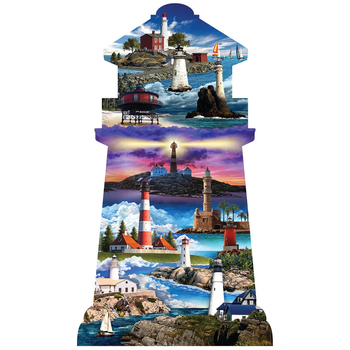 Lighthouse Collage Puzzle, 790 Pieces + '-' + 369014