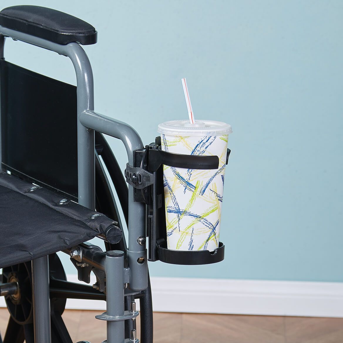 Mobility Cup Holder with Adjustable Height and 360° Rotation + '-' + 369093