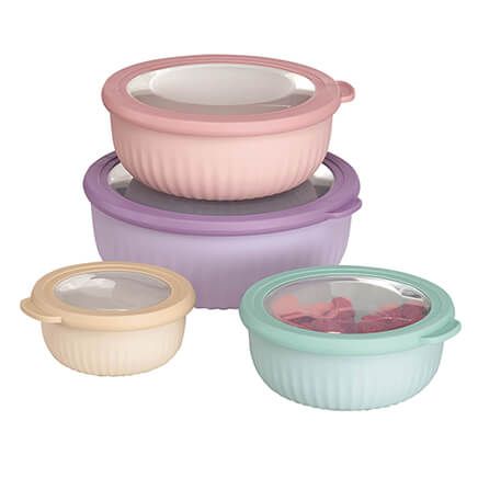 Cap Tight Deluxe Storage Containers, Set of 4-369400