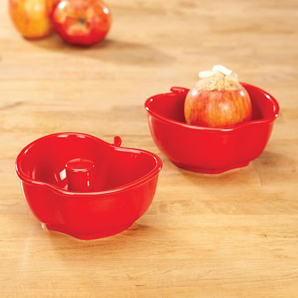 Stoneware Apple Bakers, Set of 2-369666
