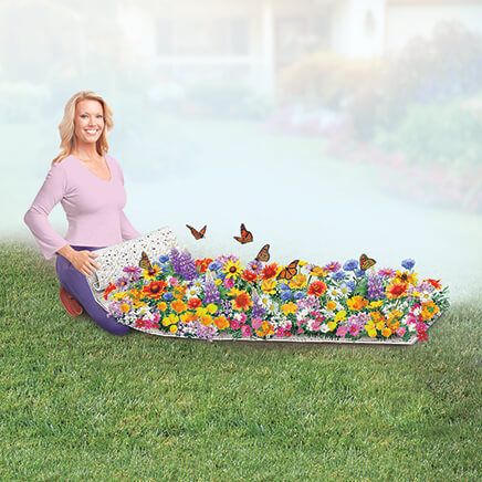 Monarch Butterfly Flower Roll Out Seed Mat-369824