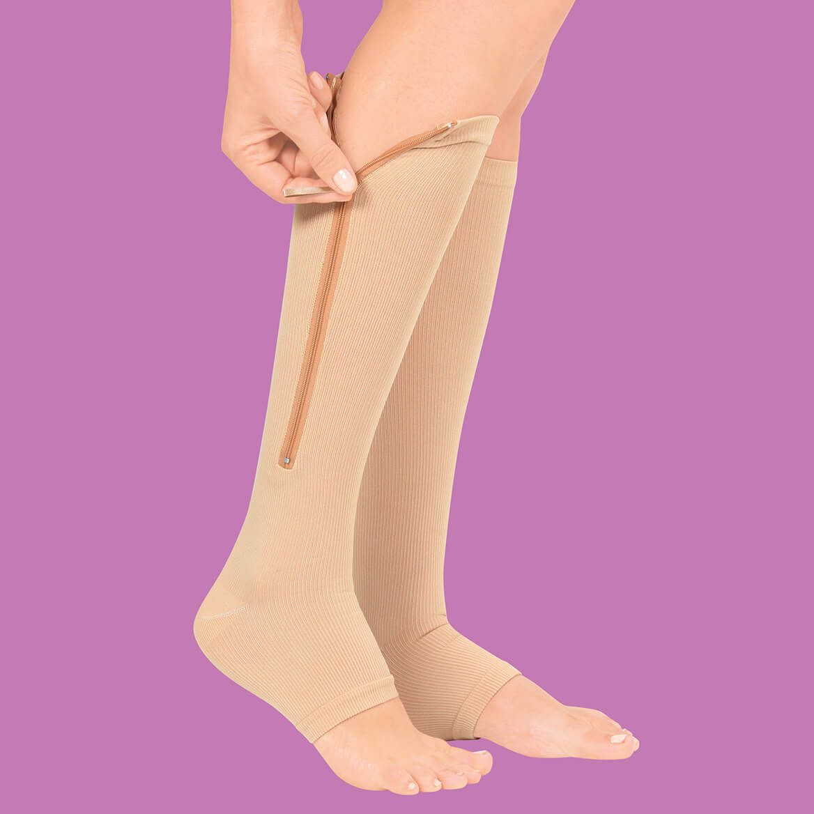 Zippered Compression Stockings + '-' + 370092