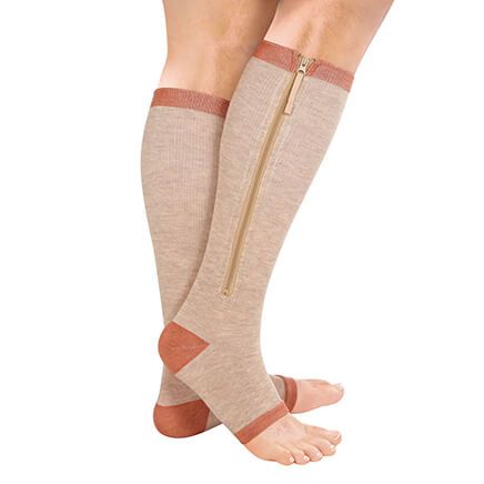 Copper Support Zip Socks-370112