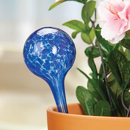 Glass Watering Globes, Set of 3-371713