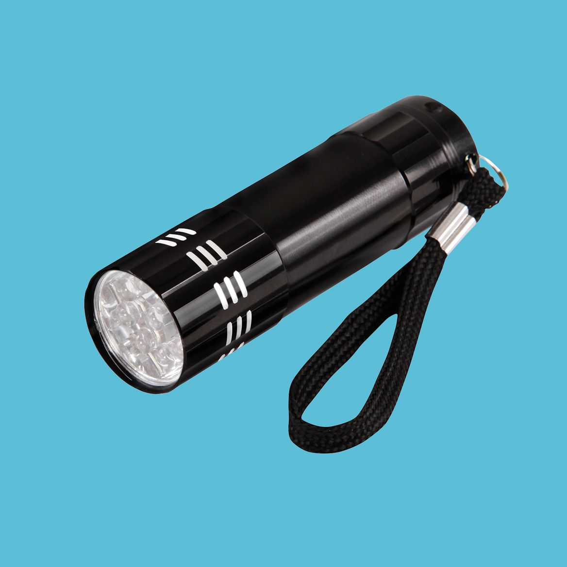 9 LED Aluminum Flashlight + '-' + 371728