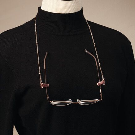 Eyeglass & Mask Chain with Bead Accents-371873