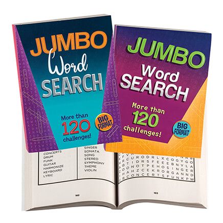 Jumbo Word Search 320-Pg. Books, Set of 2-372204
