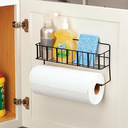 Paper Towel Holder with Shelf by Home Marketplace-372352