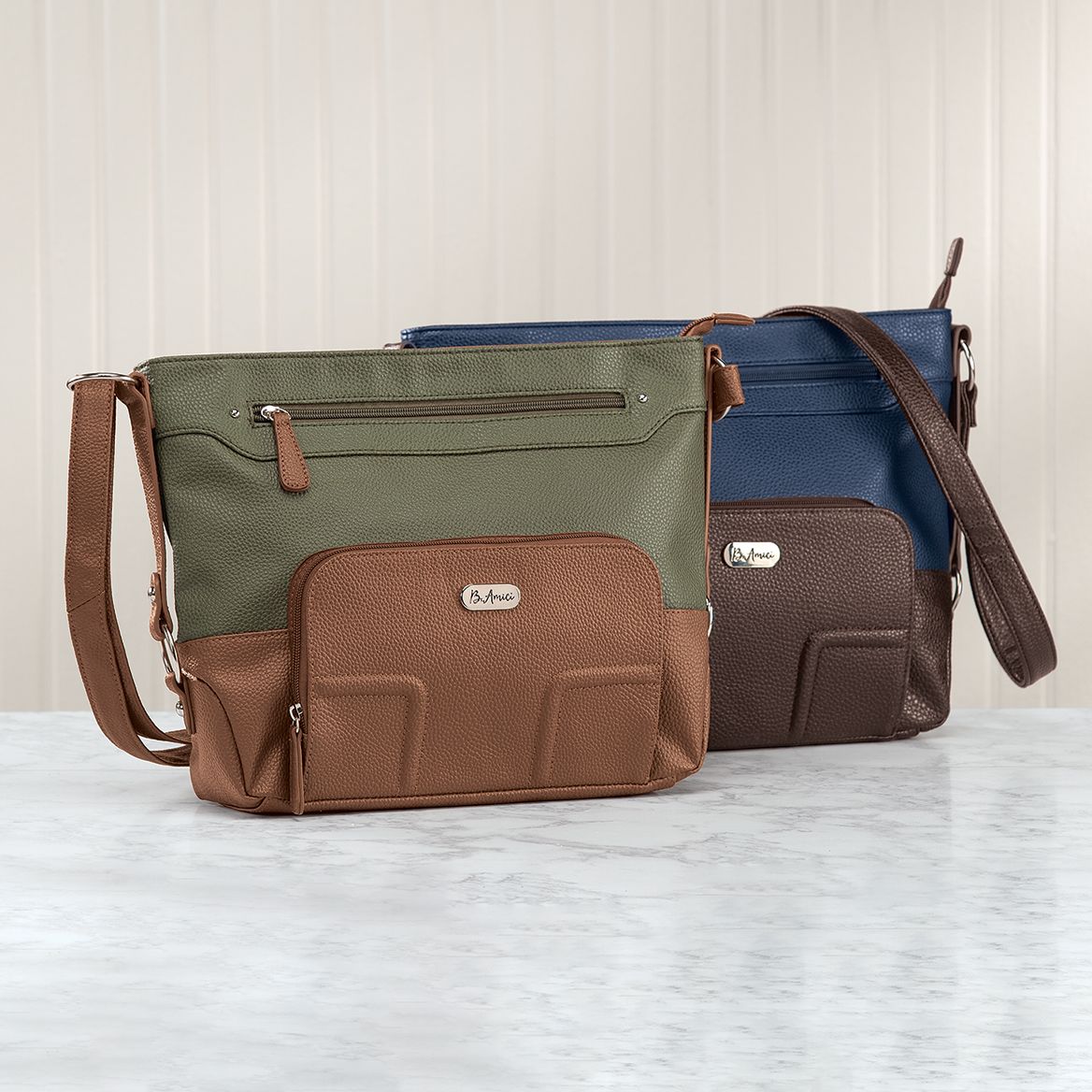 B. Amici™ Serena RFID Pebble Bucket Bag + '-' + 372945