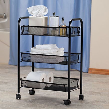 3-Tier Rolling Storage Utility Cart-373394