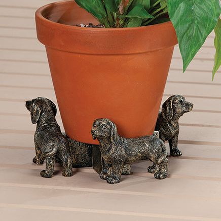 Dachshund Plant Pot Feet, Set of 3-373521