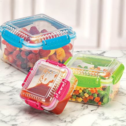 Locking Lunch Containers by Chef's Pride™, Set of 3-373553