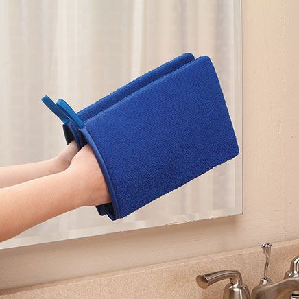 View product details for Microfiber Cleaning Mitt by Chef's Pride™