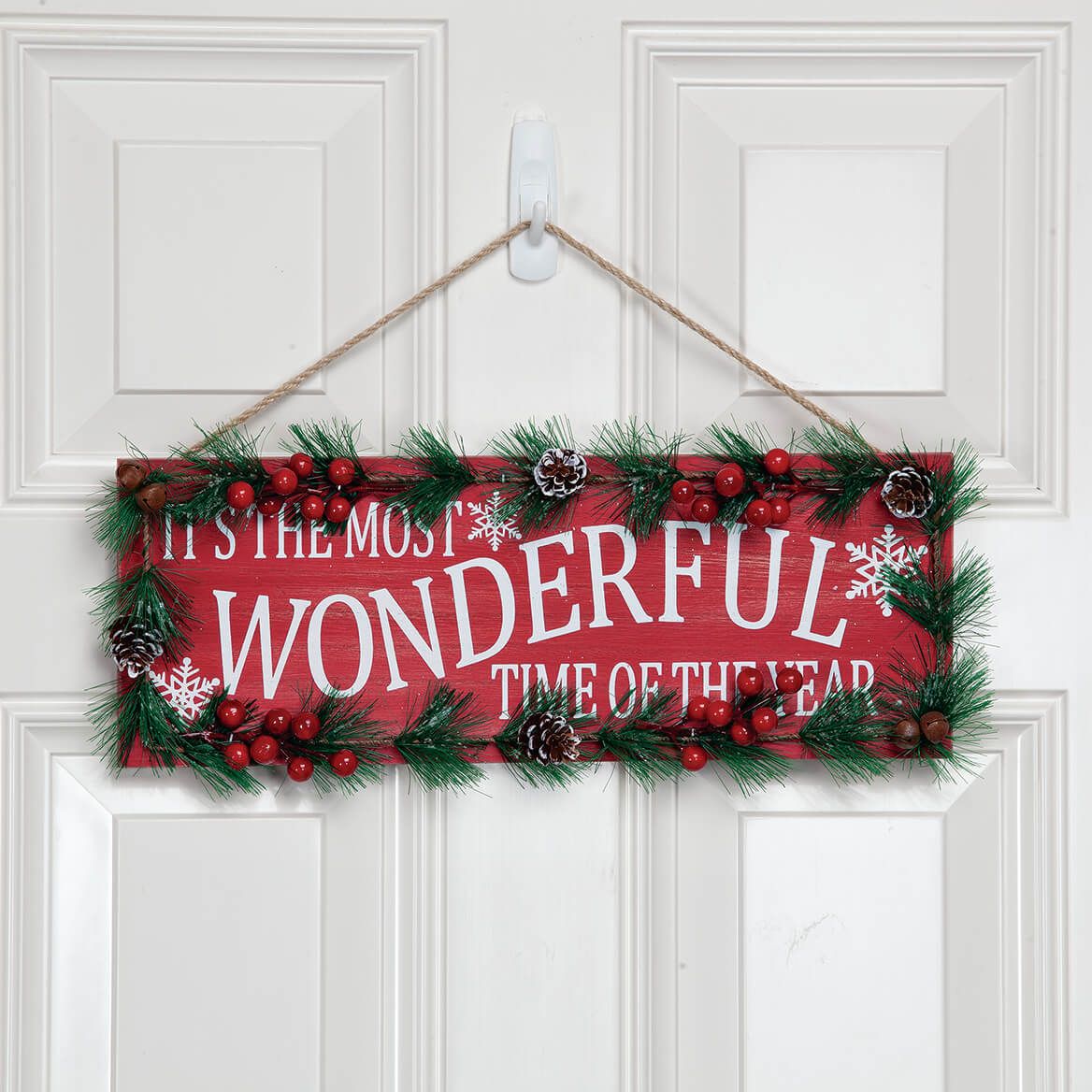 Most Wonderful Time Wall Hanging by Holiday Peak™ + '-' + 374034