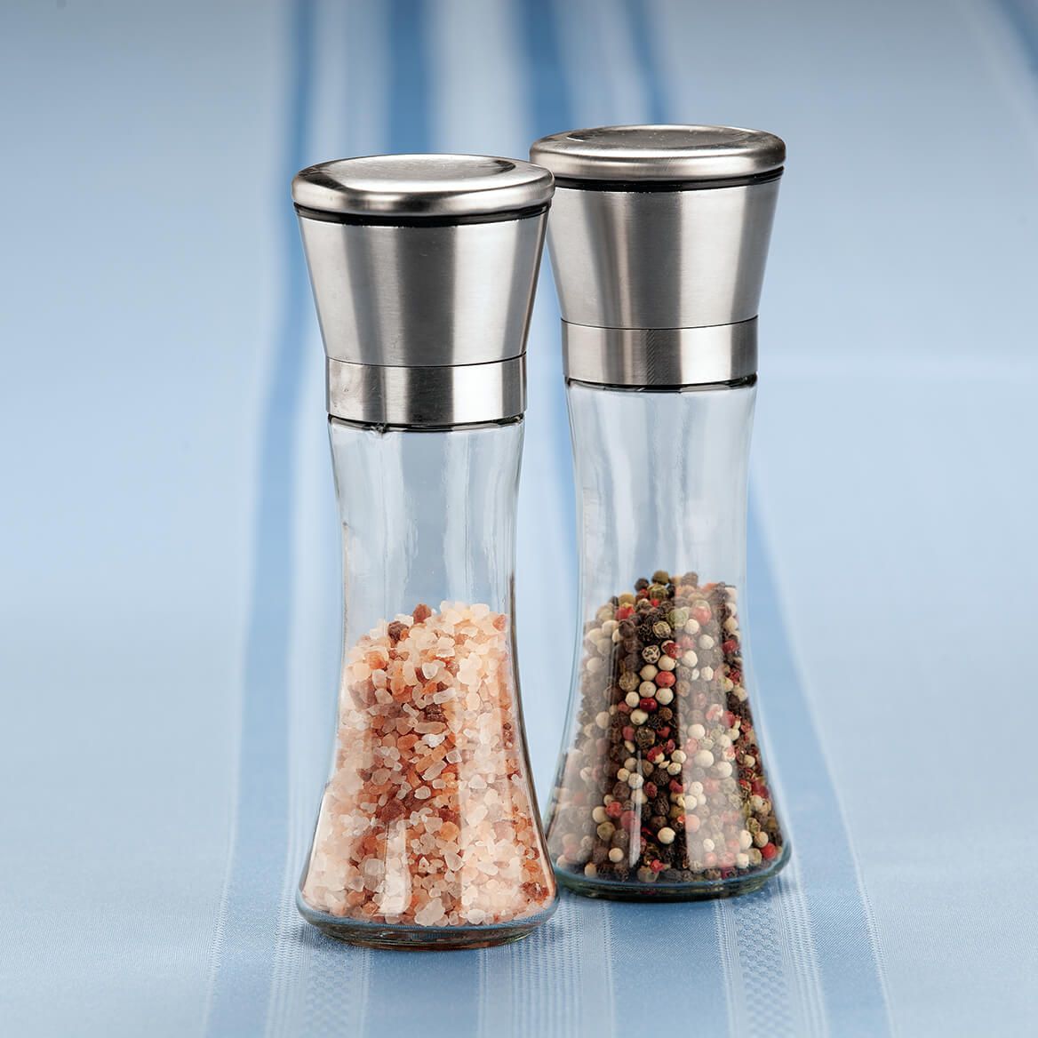 Stainless Steel Salt and Pepper Grinder Set by Home Marketplace™ + '-' + 374220
