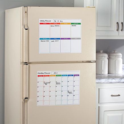 Weekly/Monthly Magnetic Calendars, Set of 2-374315