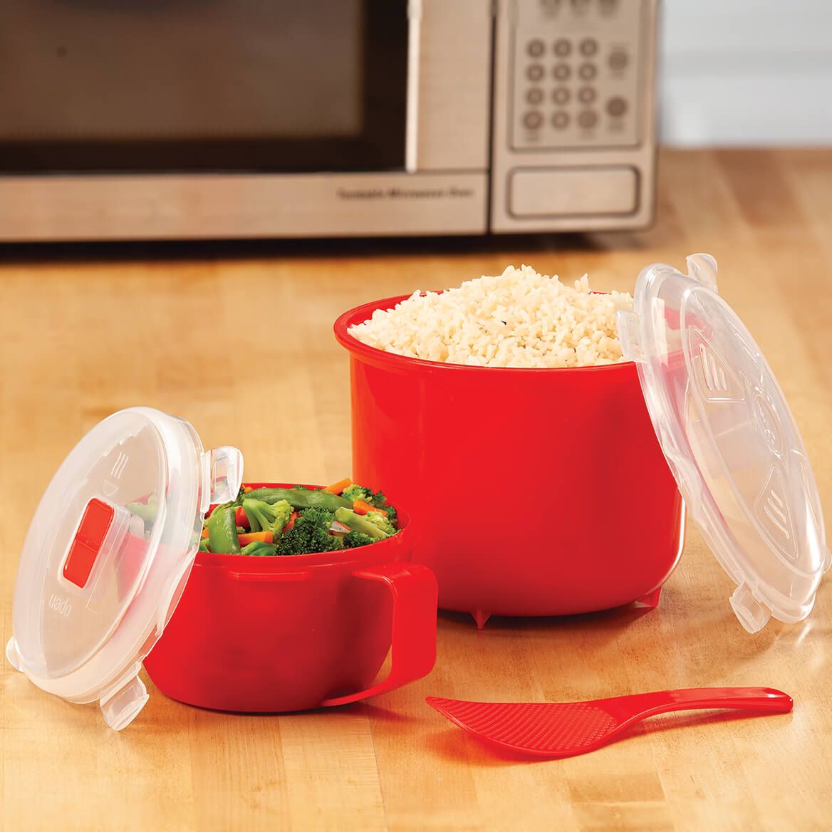 Microwave Rice Cooker and Handled Bowl by Chef's Pride™ + '-' + 374484
