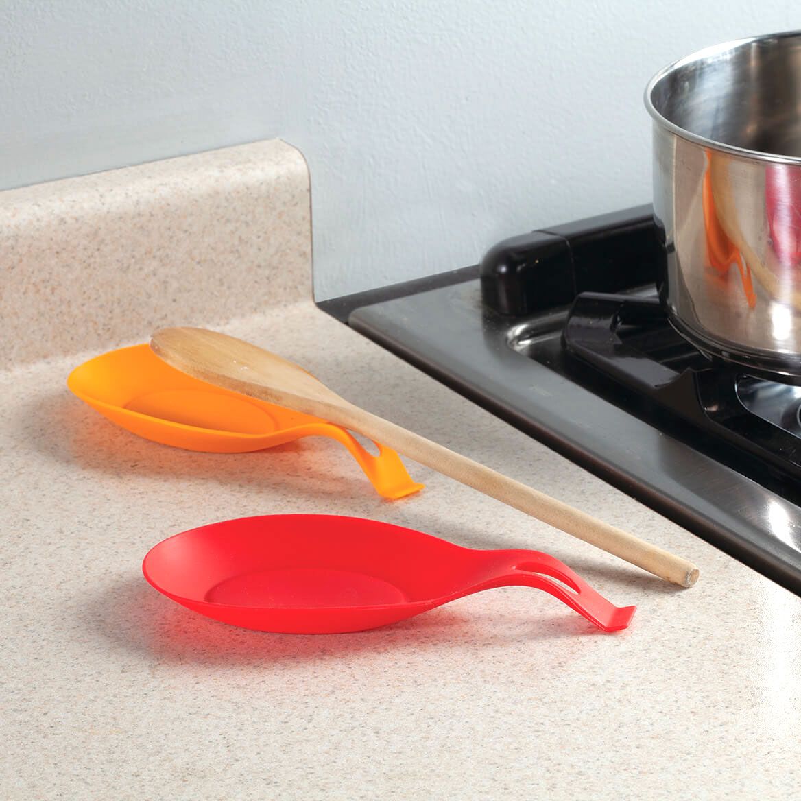 Silicone Spoon Rest Set of 4 by Chef's Pride™ + '-' + 374490