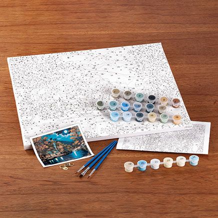 Fall-Themed DIY Paint-By-Number Set-375007