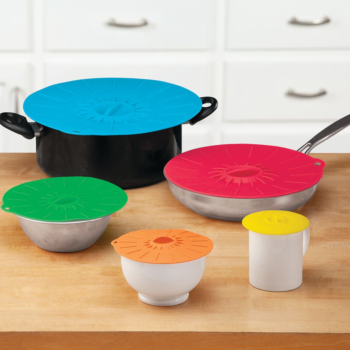 Silicone Covers by Home Marketplace™, Set of 5 + '-' + 375051