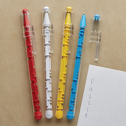 Puzzle Pens, Set of 4-375343