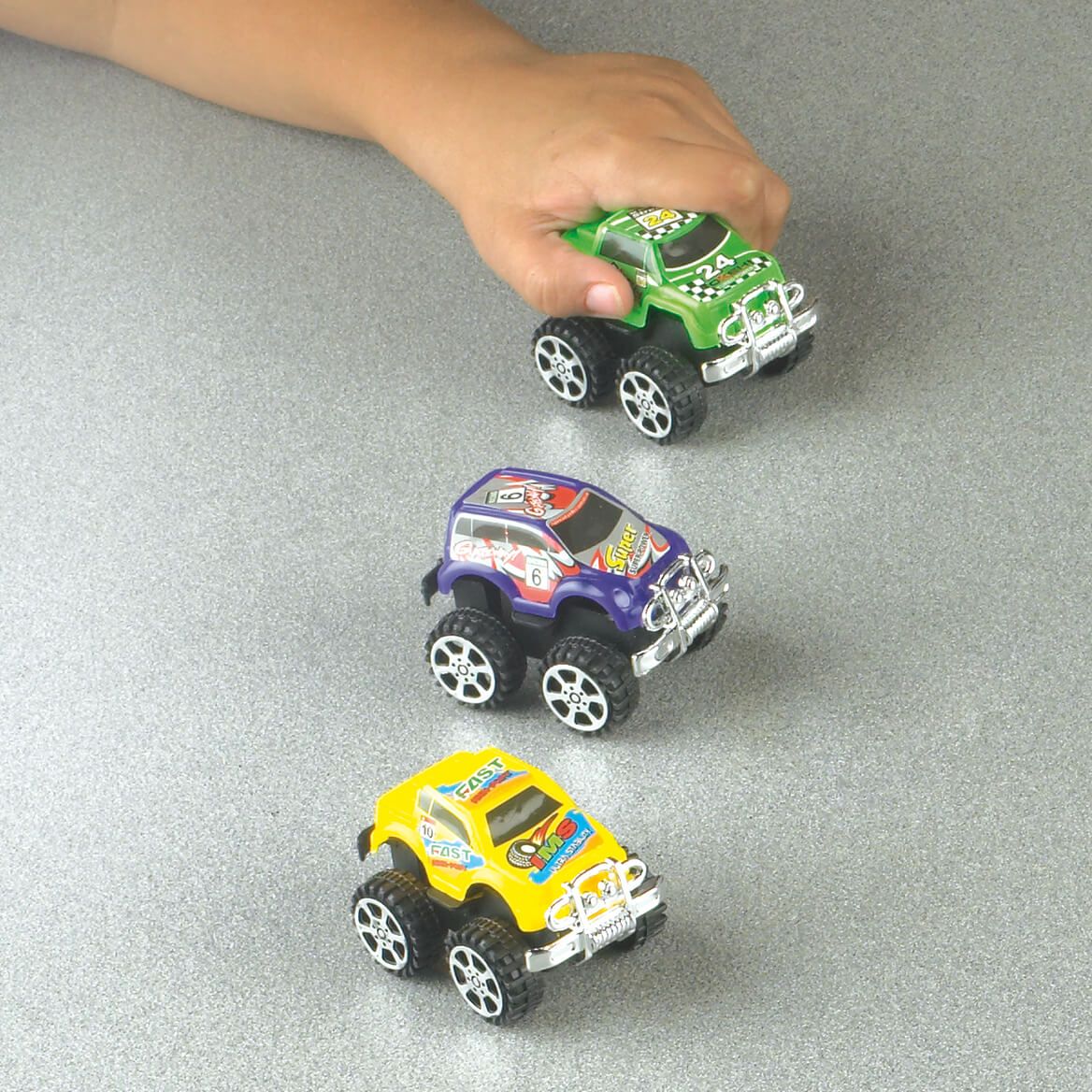 Pull-Back Off-Road Toy Truck, Set of 3 + '-' + 375516