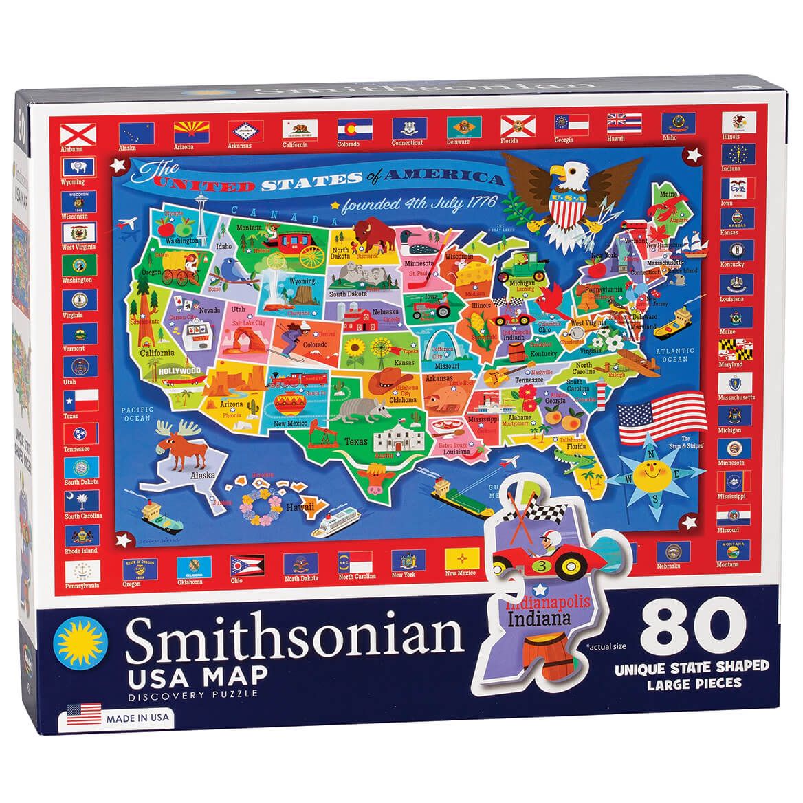 Smithsonian USA Map Puzzle + '-' + 375605