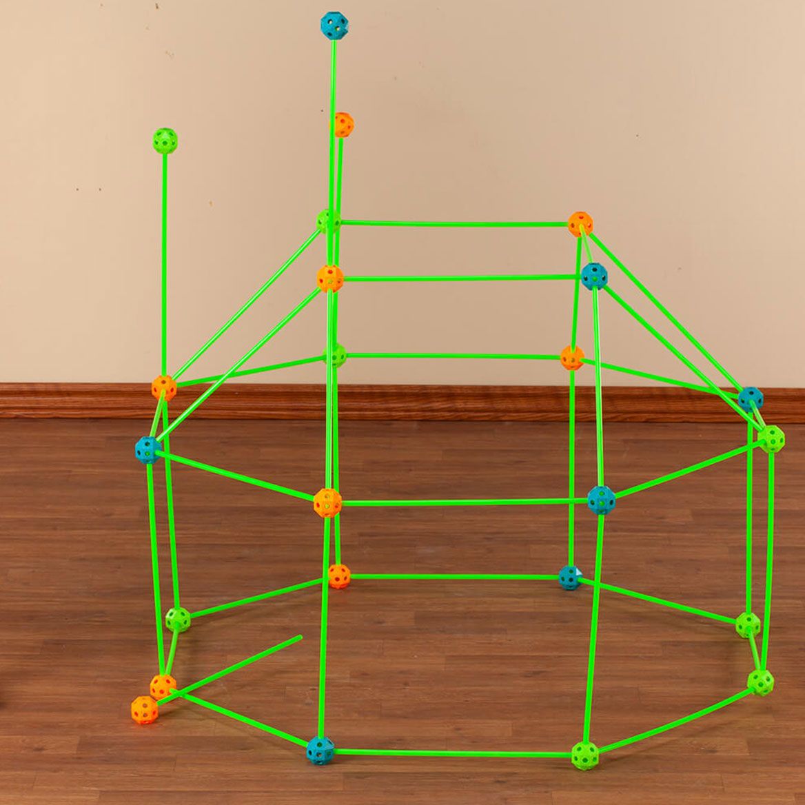 81-Piece Glow-In-The-Dark Fort Building Kit + '-' + 375839