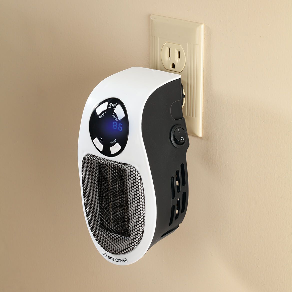 Plug-In Portable Mini Heater By LivingSURE™ + '-' + 375850