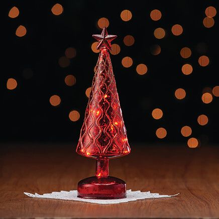 Glass Lighted Tree-375993