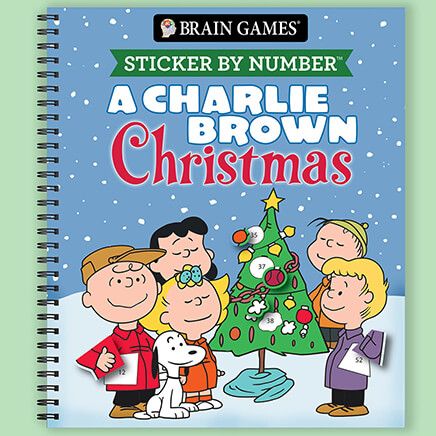 Brain Games® Sticker by Number™ A Charlie Brown Christmas-376012