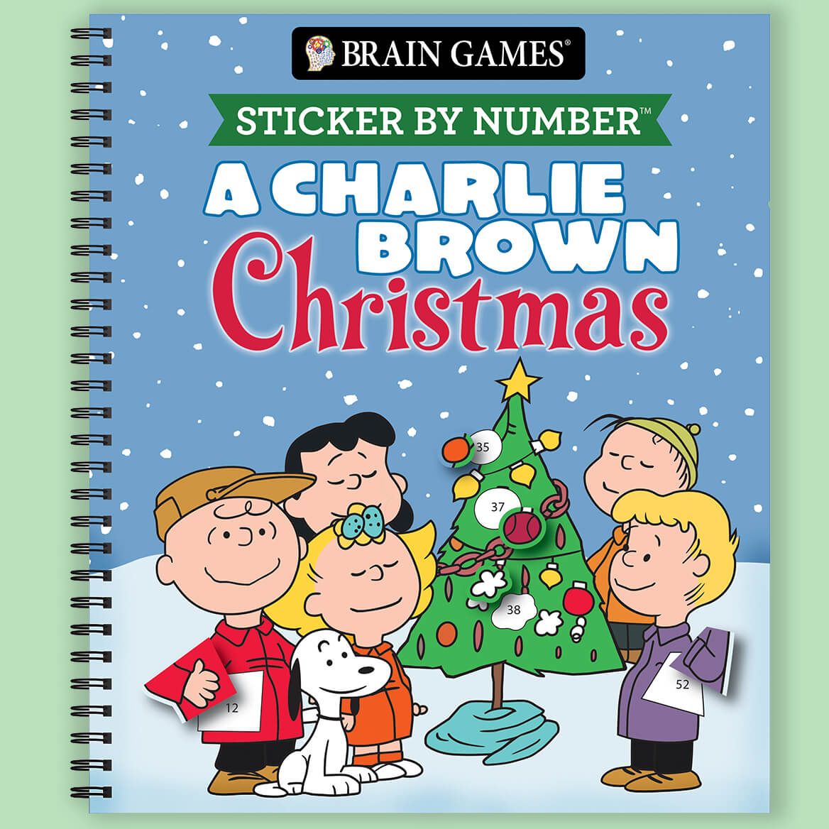 Brain Games® Sticker by Number™ A Charlie Brown Christmas + '-' + 376012