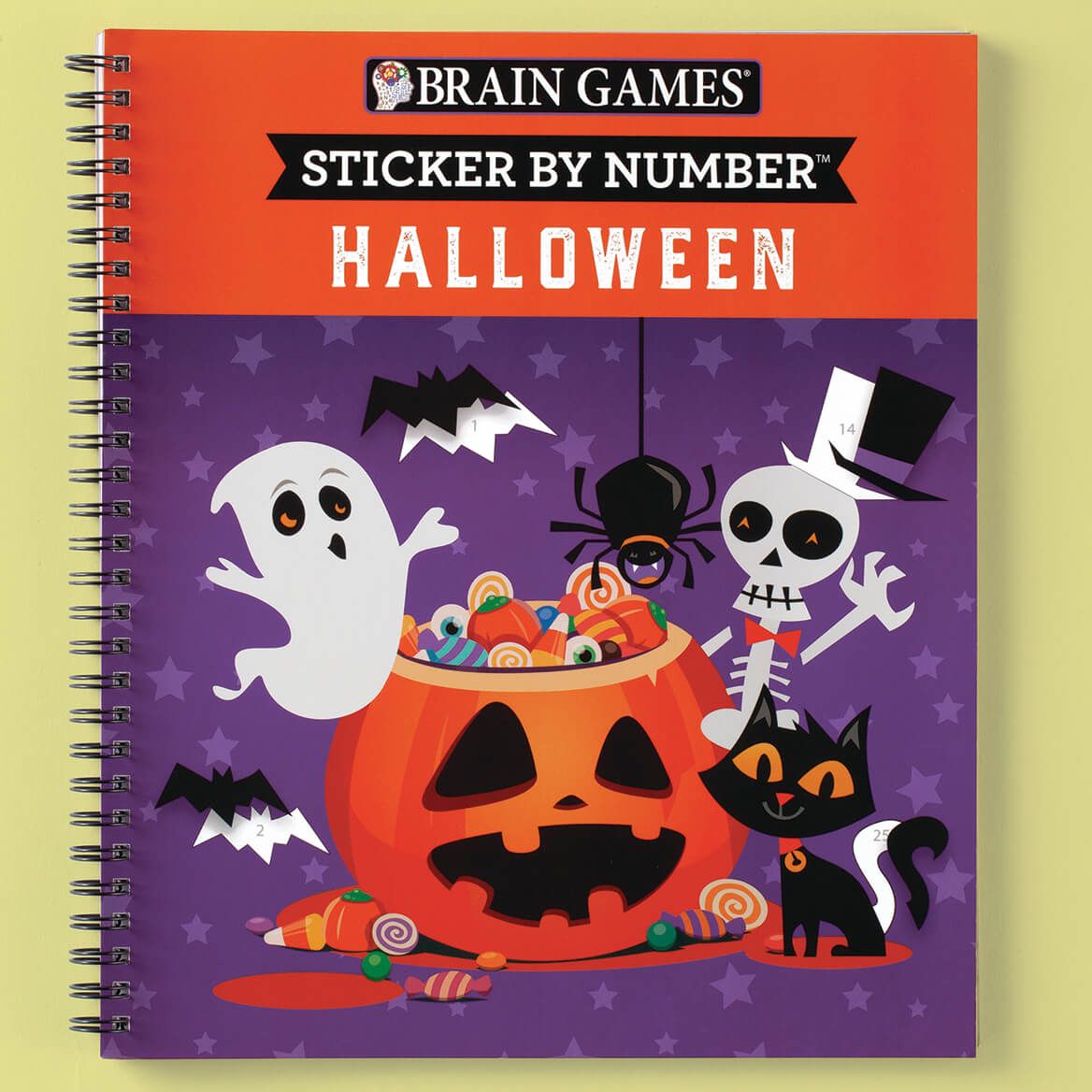 Brain Games® Sticker by Number™ Halloween + '-' + 376421